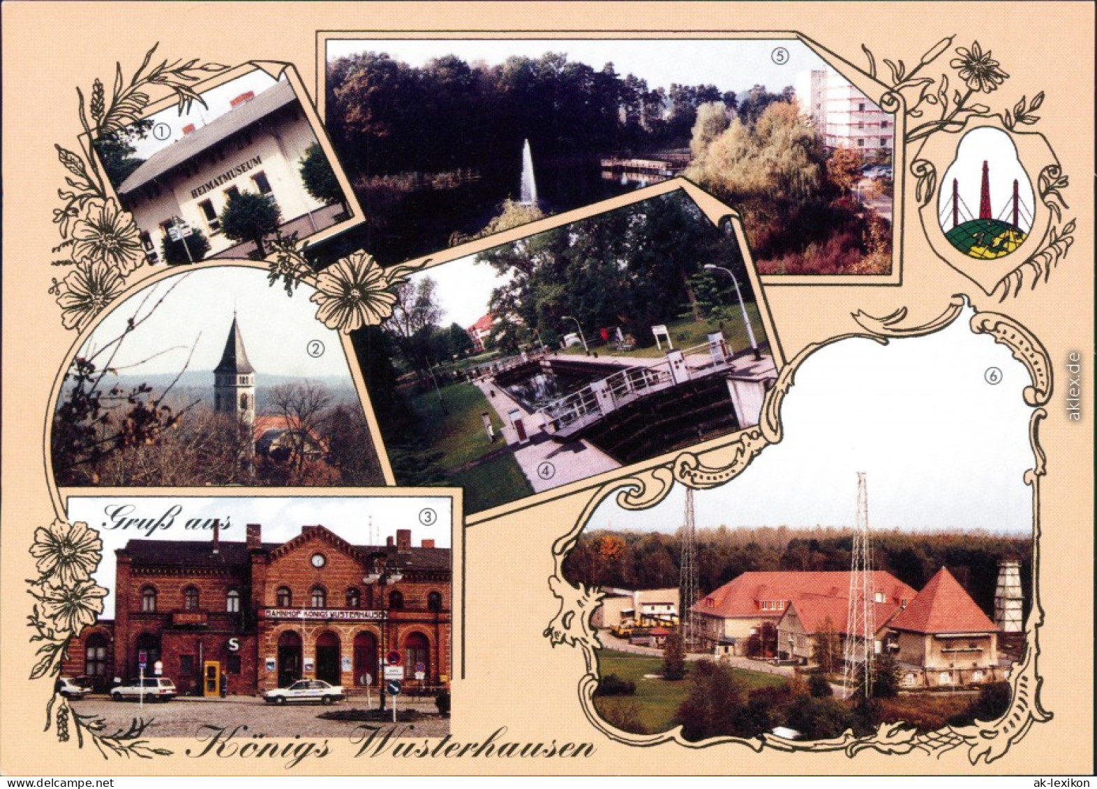 Königs Wusterhausen Heimatmuseum, Kreuzkirche, Bahnhof Funkstation 1995 - Königs-Wusterhausen