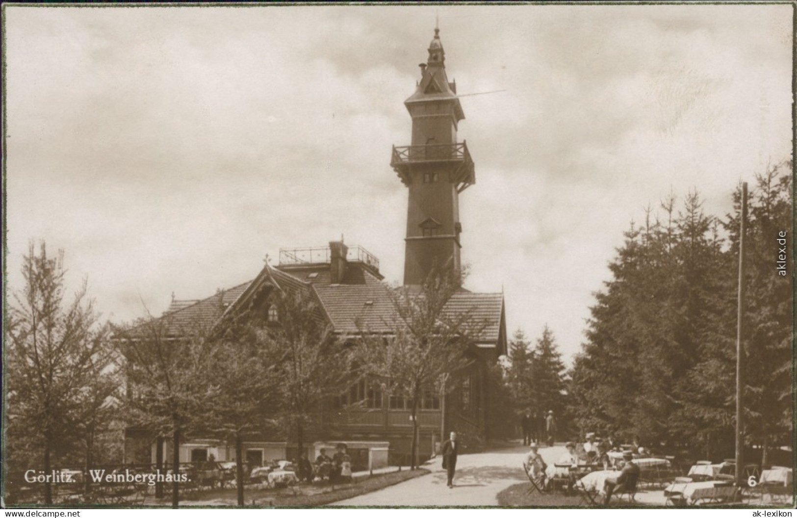 Ansichtskarte Görlitz Zgorzelec Partie Am Winberghaus - Fotokarte 1928  - Goerlitz