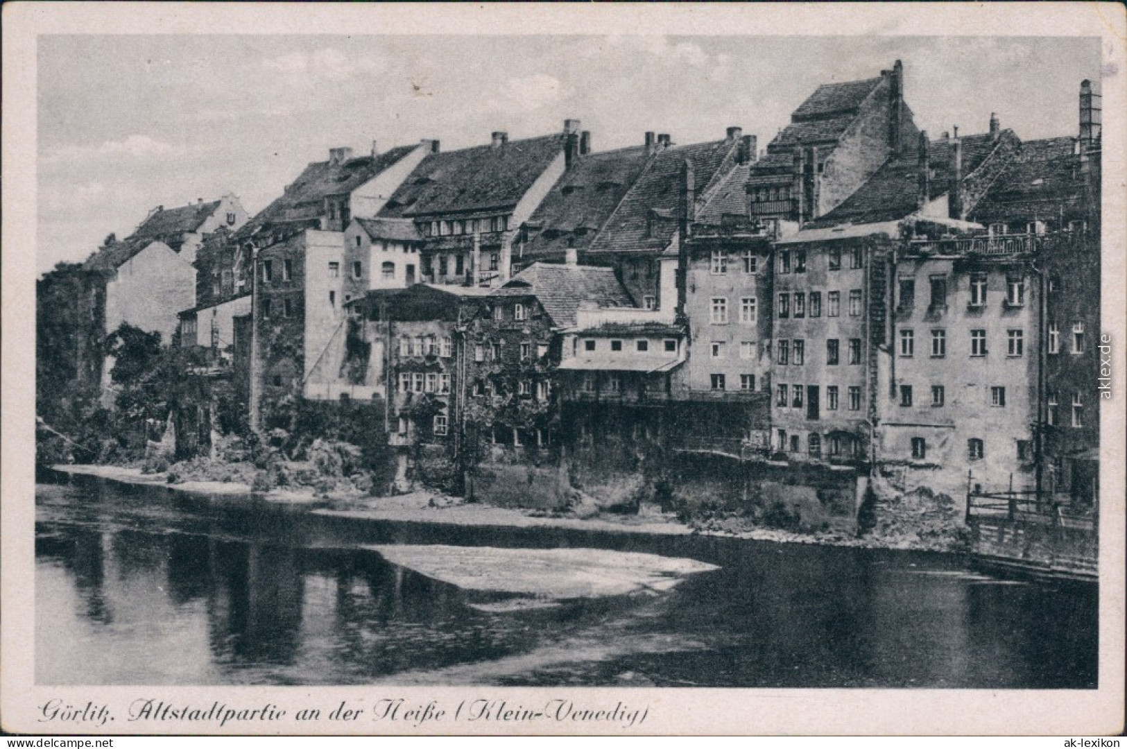Ansichtskarte Görlitz Zgorzelec Alstadtpartie - Klein Venedig 1930  - Goerlitz
