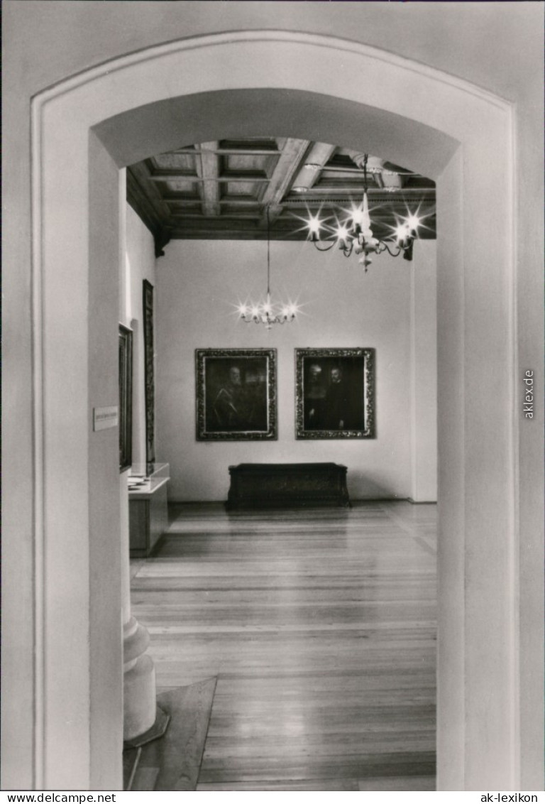 Ansichtskarte Güstrow Schloss - Italienischer Saal 1980 - Guestrow