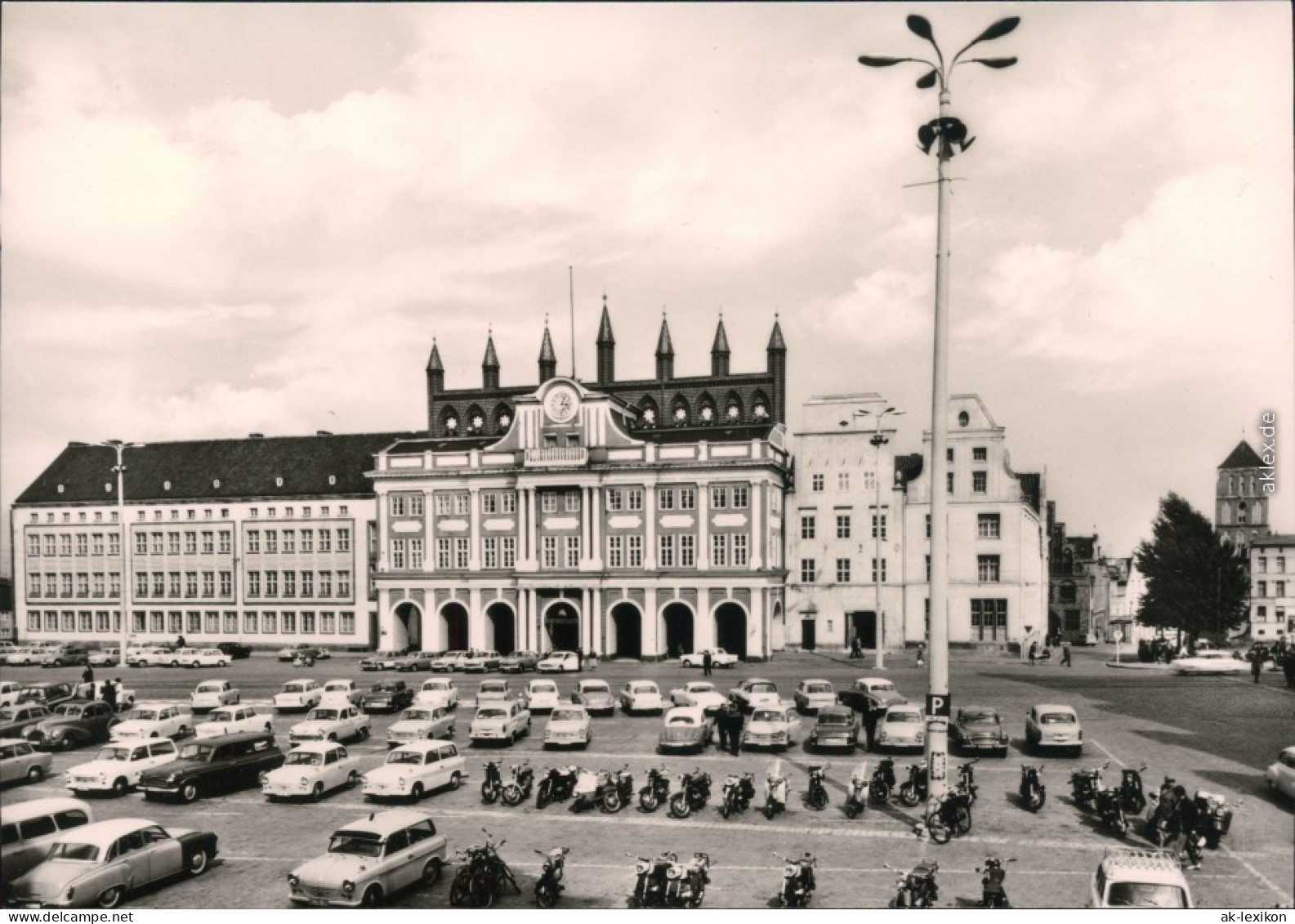 Ansichtskarte Rostock Rathaus 1968 - Rostock