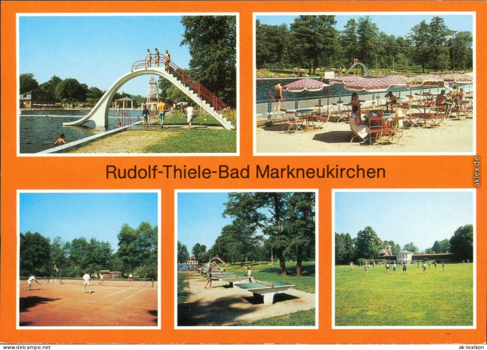 Ansichtskarte Markneukirchen Rudolf-Thiele-Bad 1990 - Markneukirchen