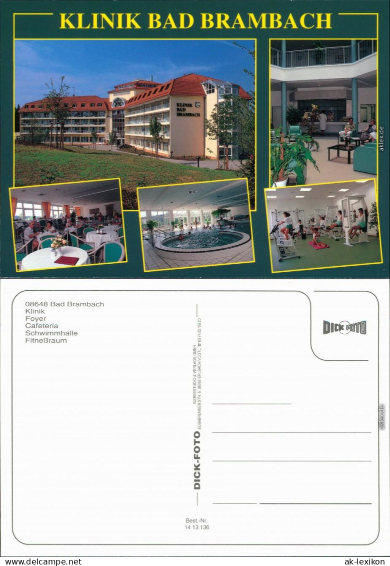 Ansichtskarte Bad Brambach Klinik 2002 - Bad Brambach