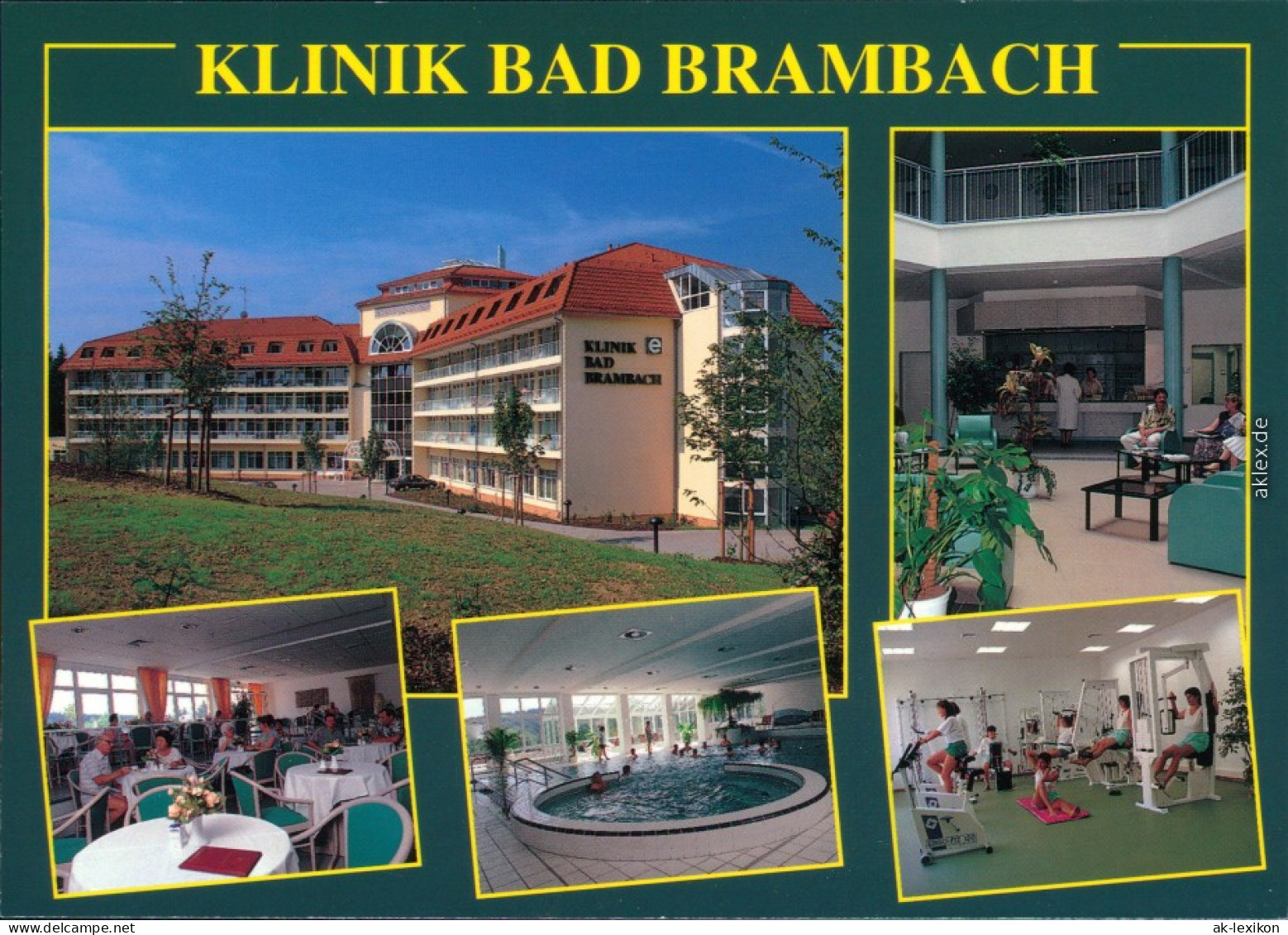 Ansichtskarte Bad Brambach Klinik 2002 - Bad Brambach