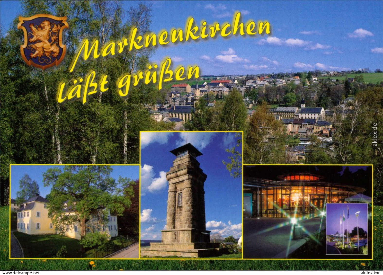 Markneukirchen Musikinstrumenten-Museum, Bismarcksäule, Musikhalte 2002 - Markneukirchen