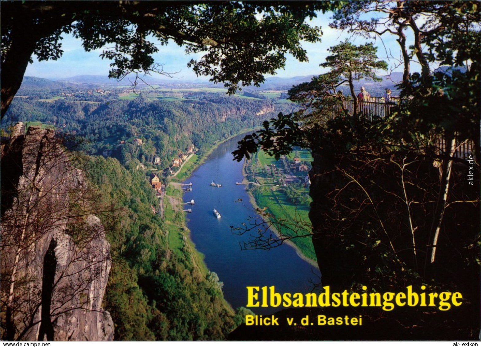 Ansichtskarte Rathen Blick Von Der Bastei 2002 - Rathen