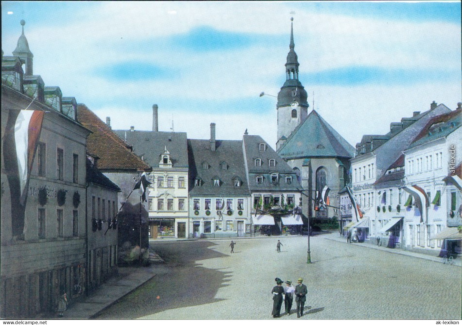 Ansichtskarte Zschopau Repro - Neumarkt 1910/2000 - Zschopau