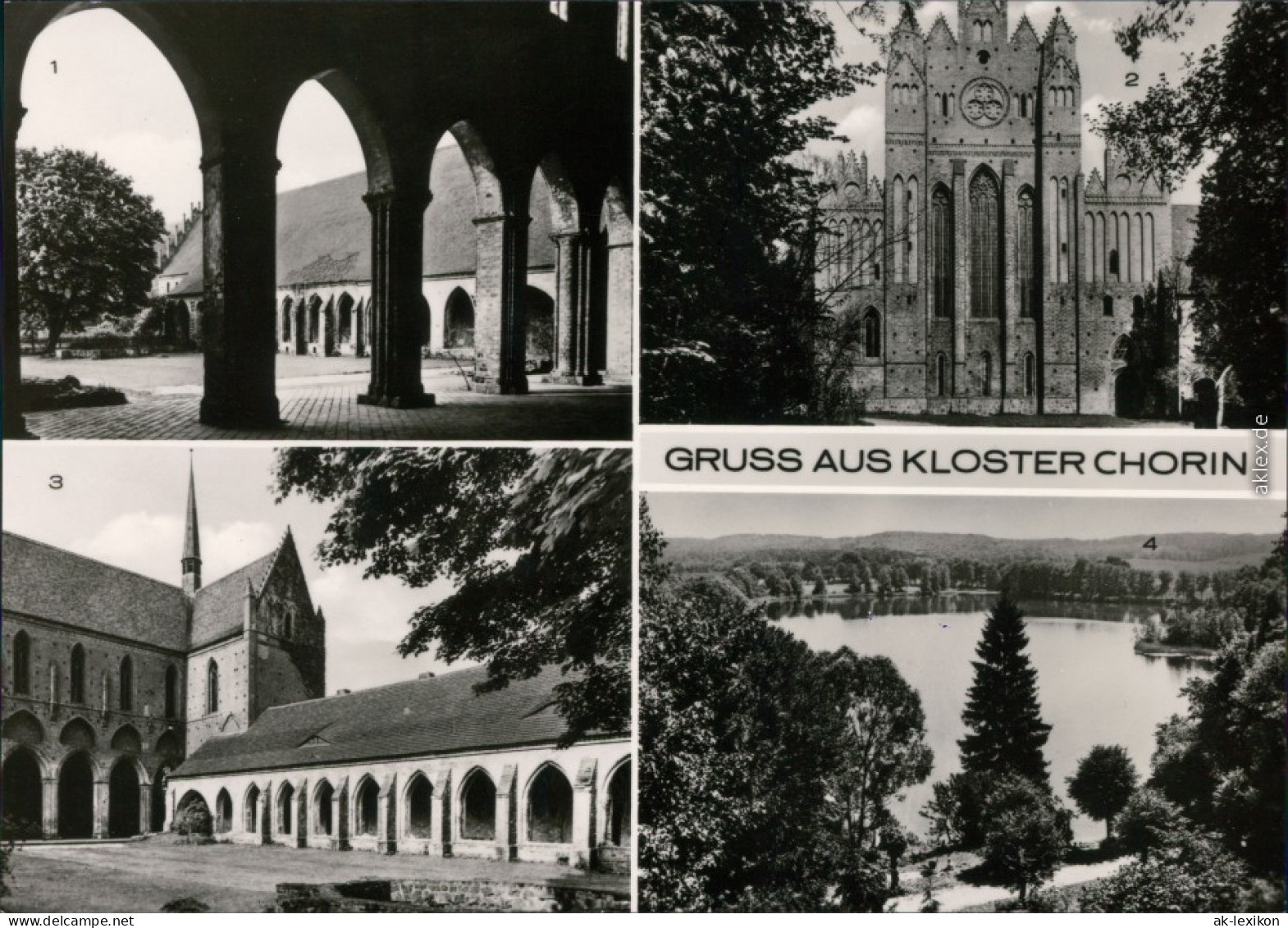 Ansichtskarte Chorin Kloster 1974 - Chorin