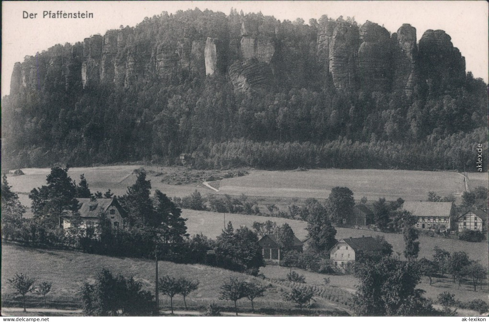 Pfaffendorf-Königstein (Sächsische Schweiz) Pfaffenstein Und Barbarine 1930 - Königstein (Sächs. Schw.)