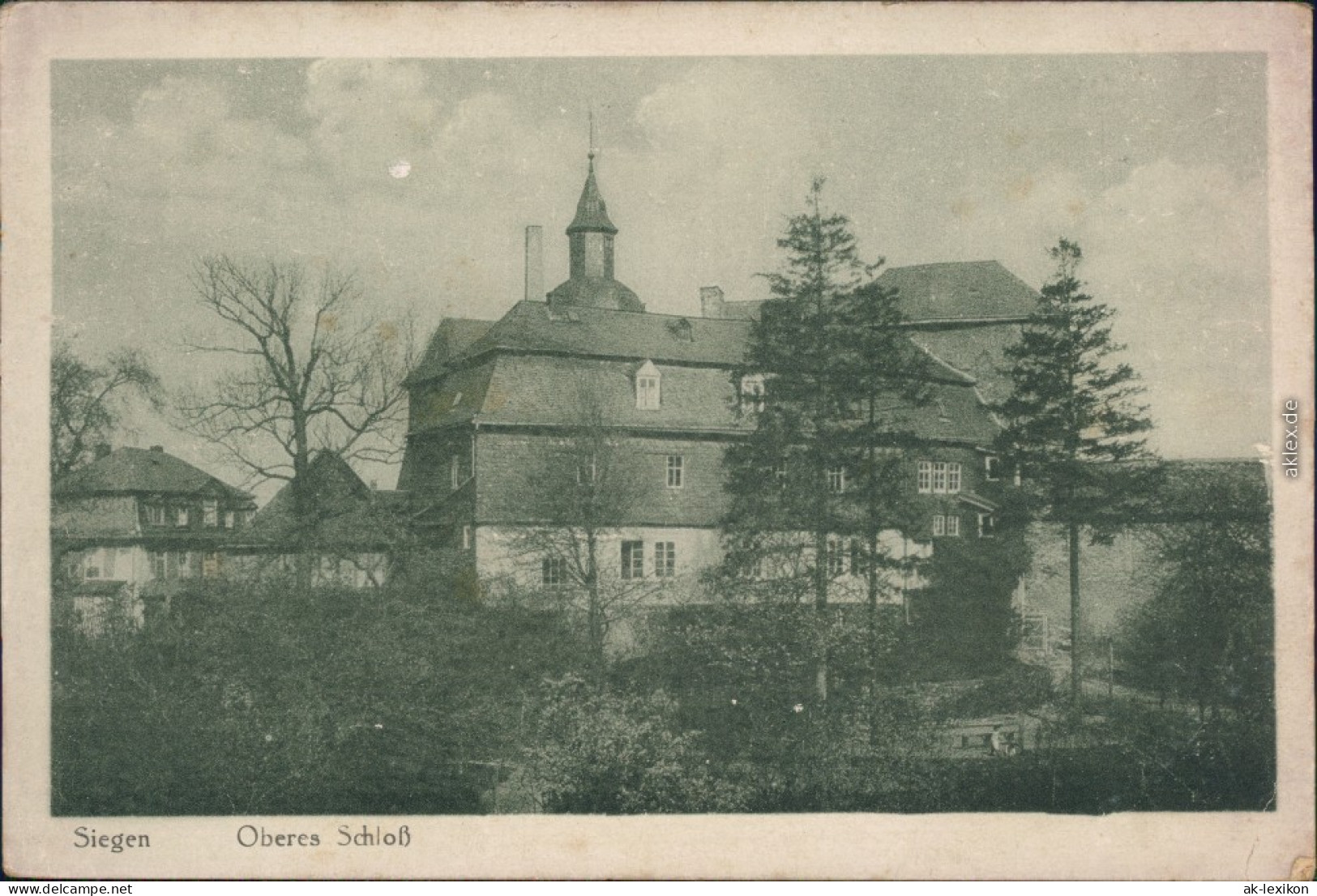 Ansichtskarte Siegen Oberes Schloss 1920 - Siegen