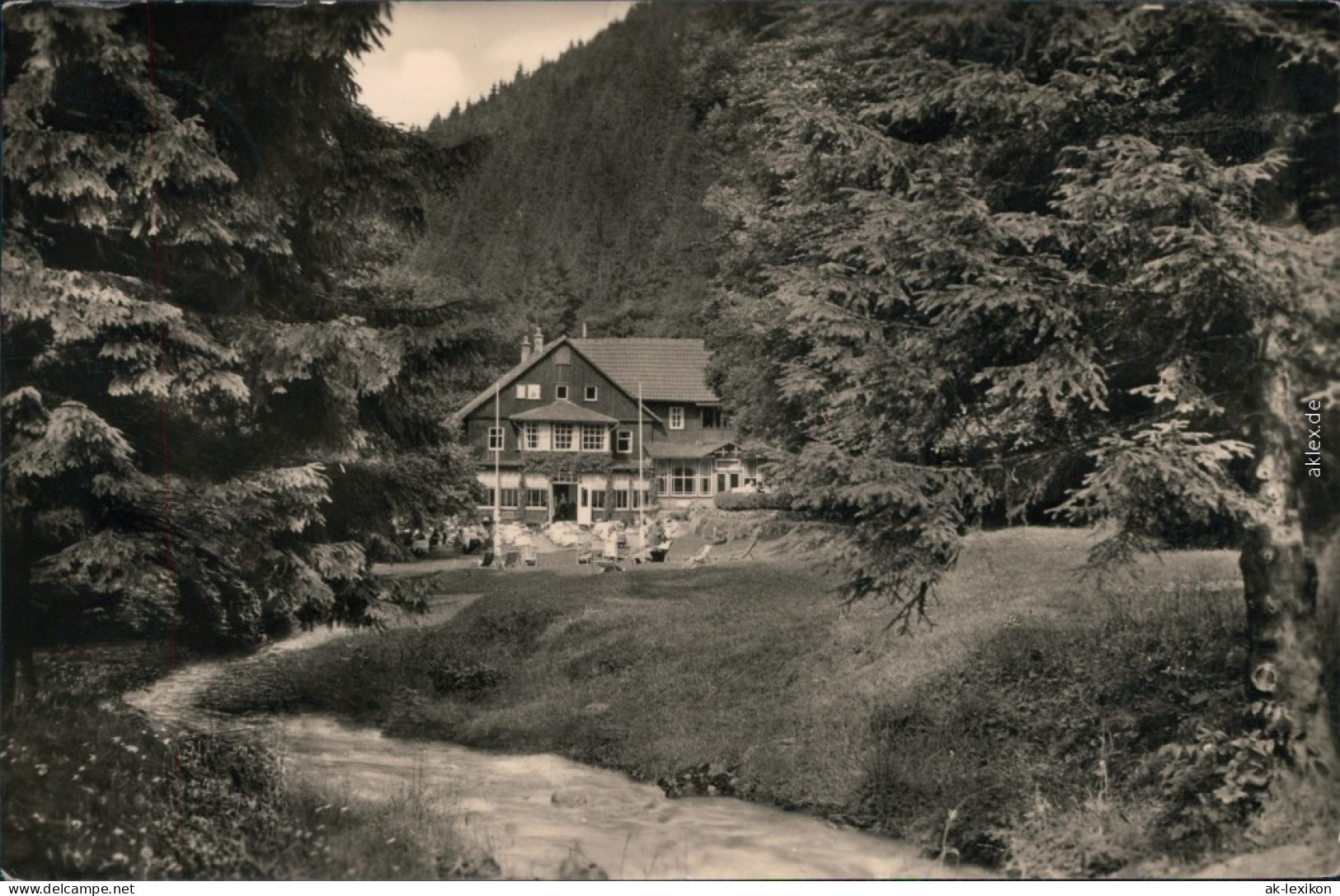 Ansichtskarte Tabarz/Thüringer Wald Massemühle 1958 - Tabarz