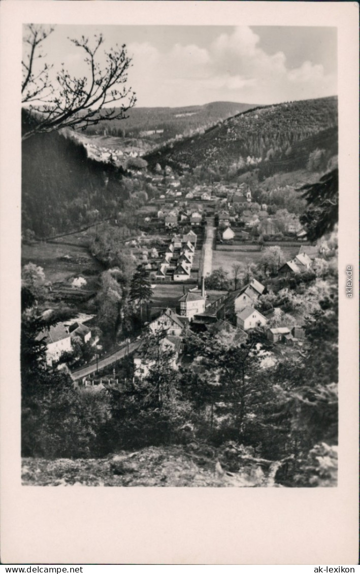 Ansichtskarte Oberhof (Thüringen) Blick Auf Den Ort X 1955 - Oberhof