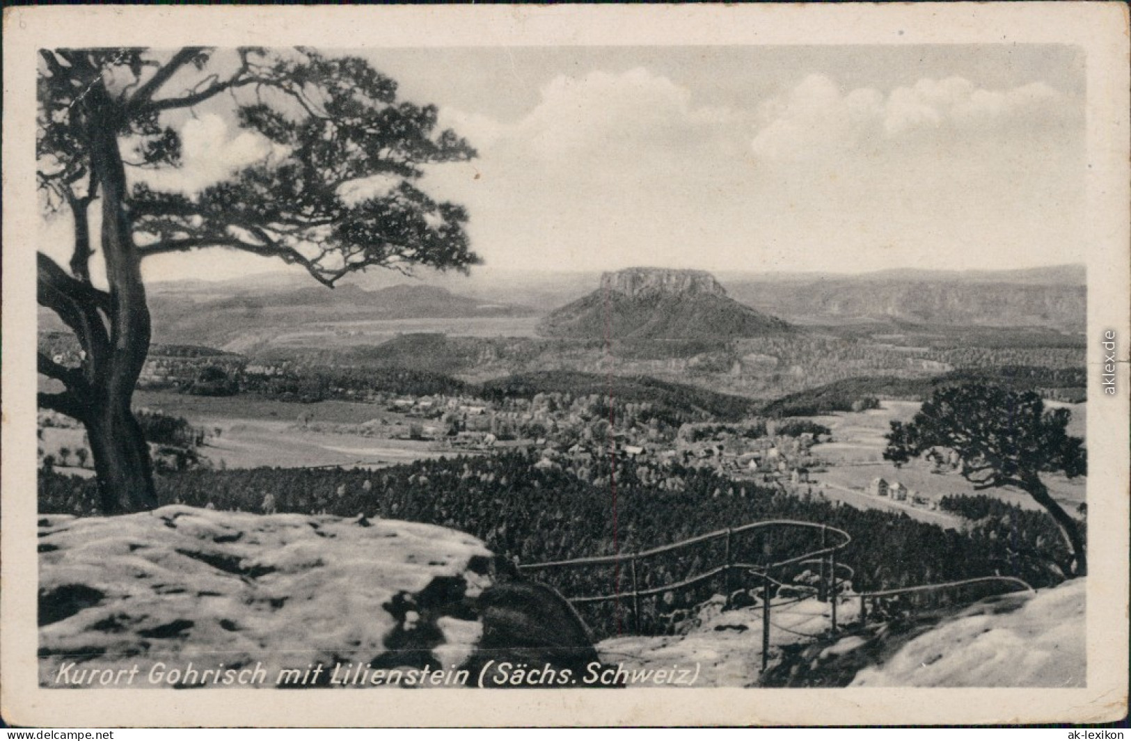 Ansichtskarte Gohrisch (Sächs. Schweiz) Blick Auf Den Ort 1953 - Gohrisch