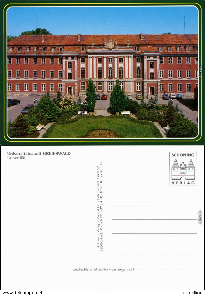 Ansichtskarte Greifswald Universität 1995 - Greifswald