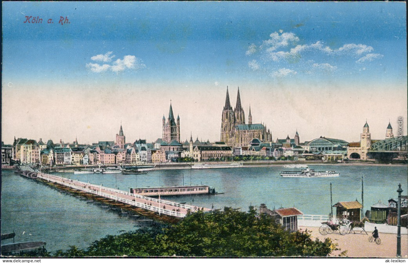 Ansichtskarte Köln Blick Auf Die Stadt 1910 - Koeln
