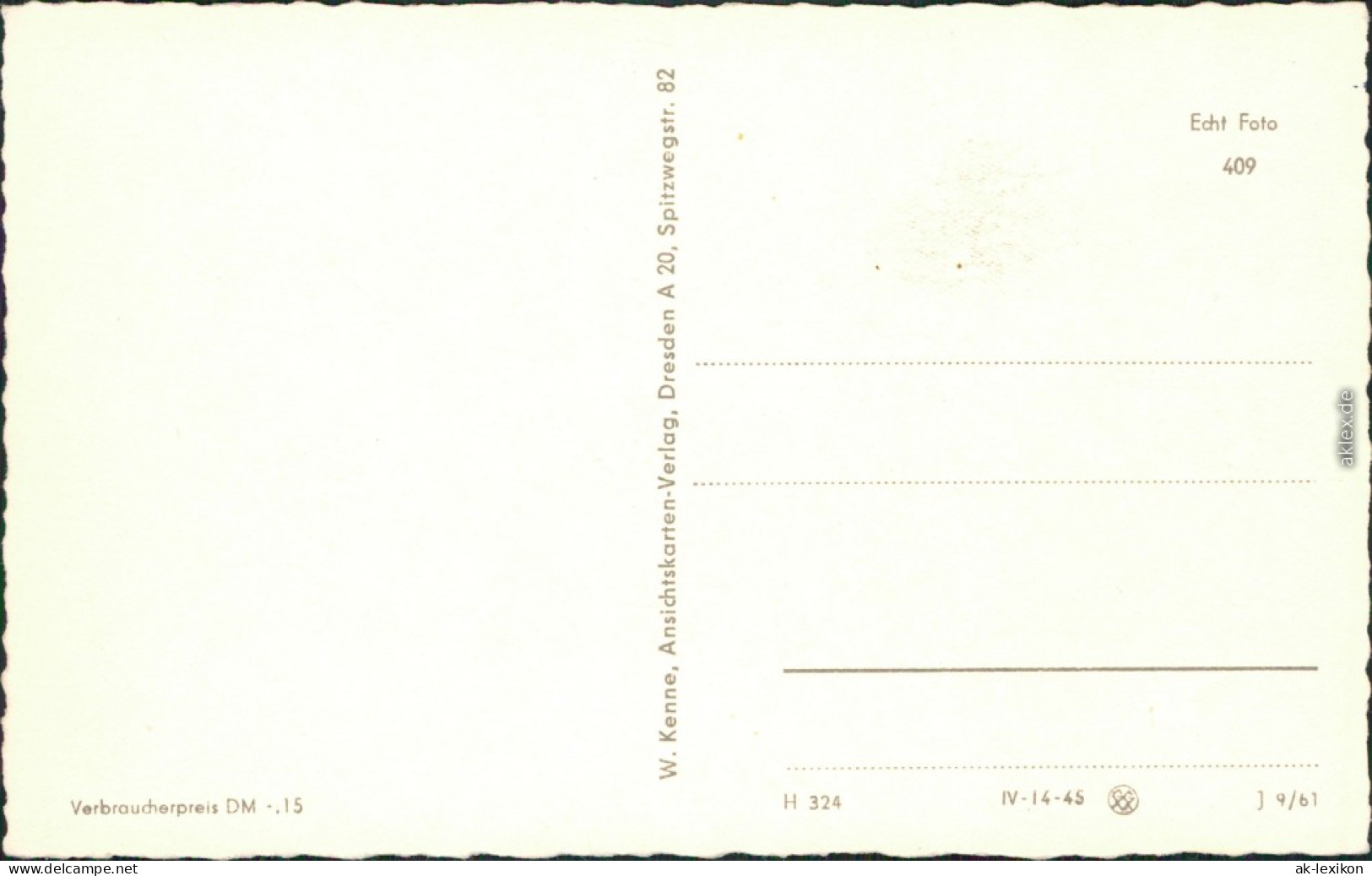 Ansichtskarte Rehefeld-Altenberg (Erzgebirge) Blick Auf Den Ort 1961 - Rehefeld