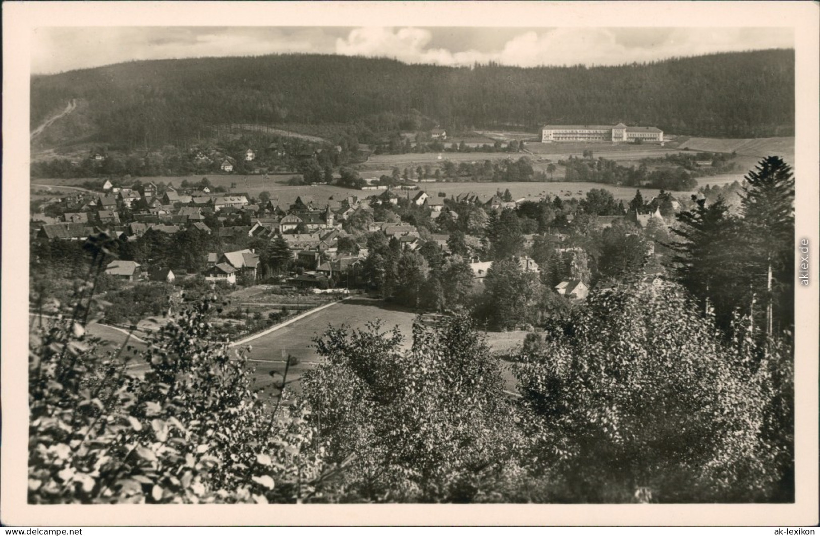 Ansichtskarte Tabarz/Thüringer Wald Blick Auf Den Ort 1956 - Tabarz