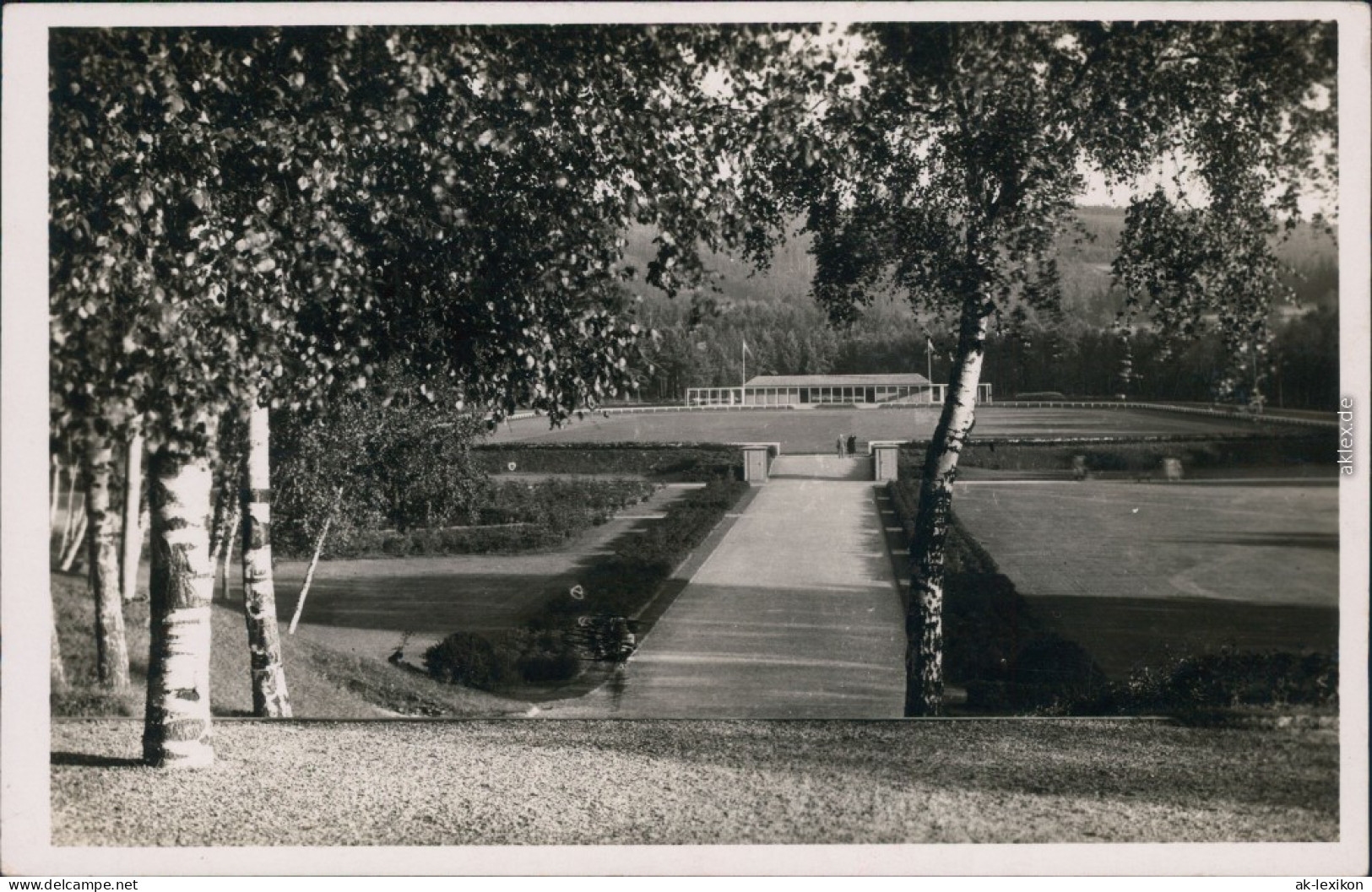 Ansichtskarte Bad Elster Parkanlagen/Kurpark 1940 - Bad Elster