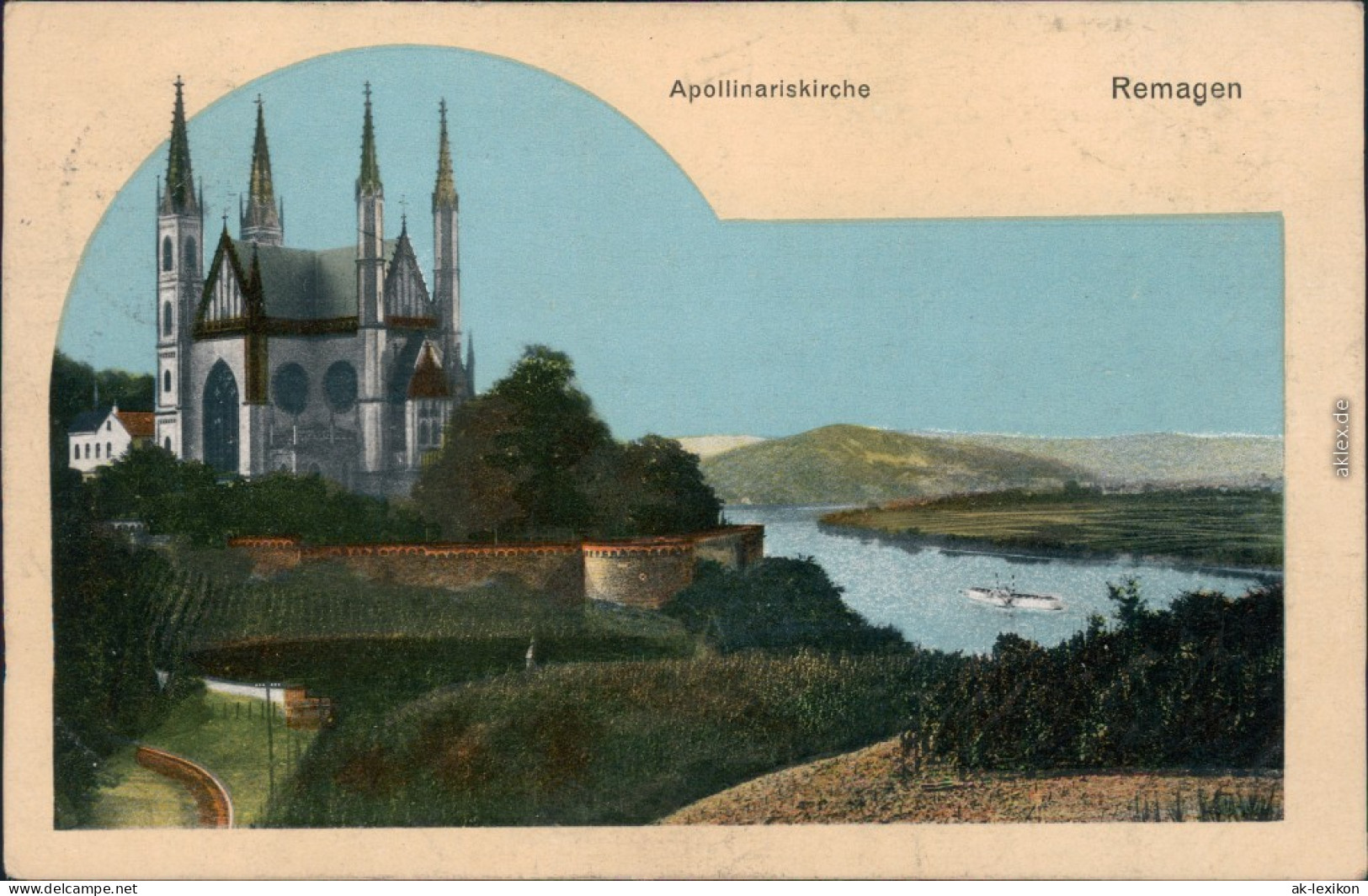 Ansichtskarte Remagen Apollinariskirche 1911 - Remagen