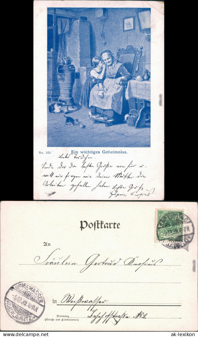 Ansichtskarte  Menschen / Soziales Leben - Familienfotos 1899 - Groepen Kinderen En Familie