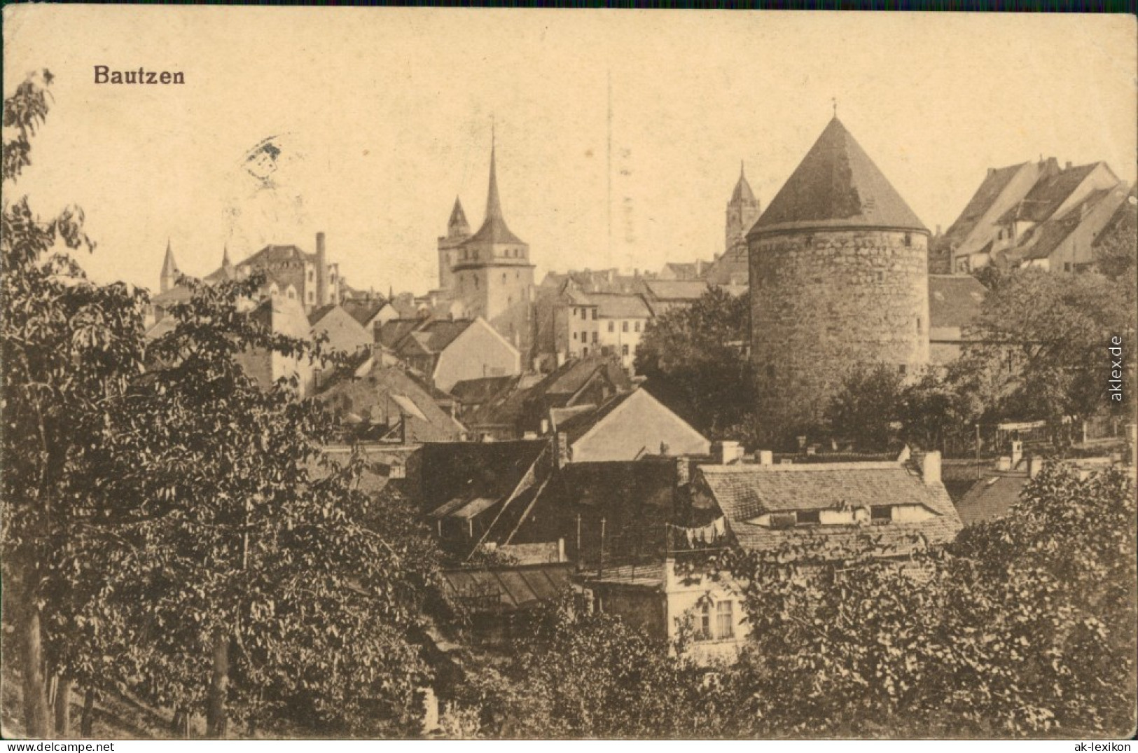 Ansichtskarte Bautzen Budyšin Panorama-Ansicht Mit Turm Und Kirchen 1932 - Bautzen