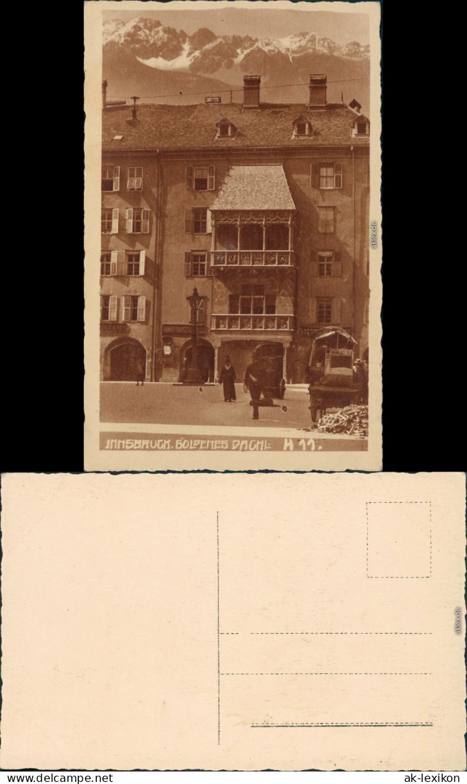 Foto Innsbruck Goldenes Dachl 1929 Privatfoto - Innsbruck