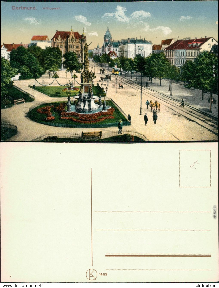 Ansichtskarte Dortmund Hiltropwall 1910 - Dortmund