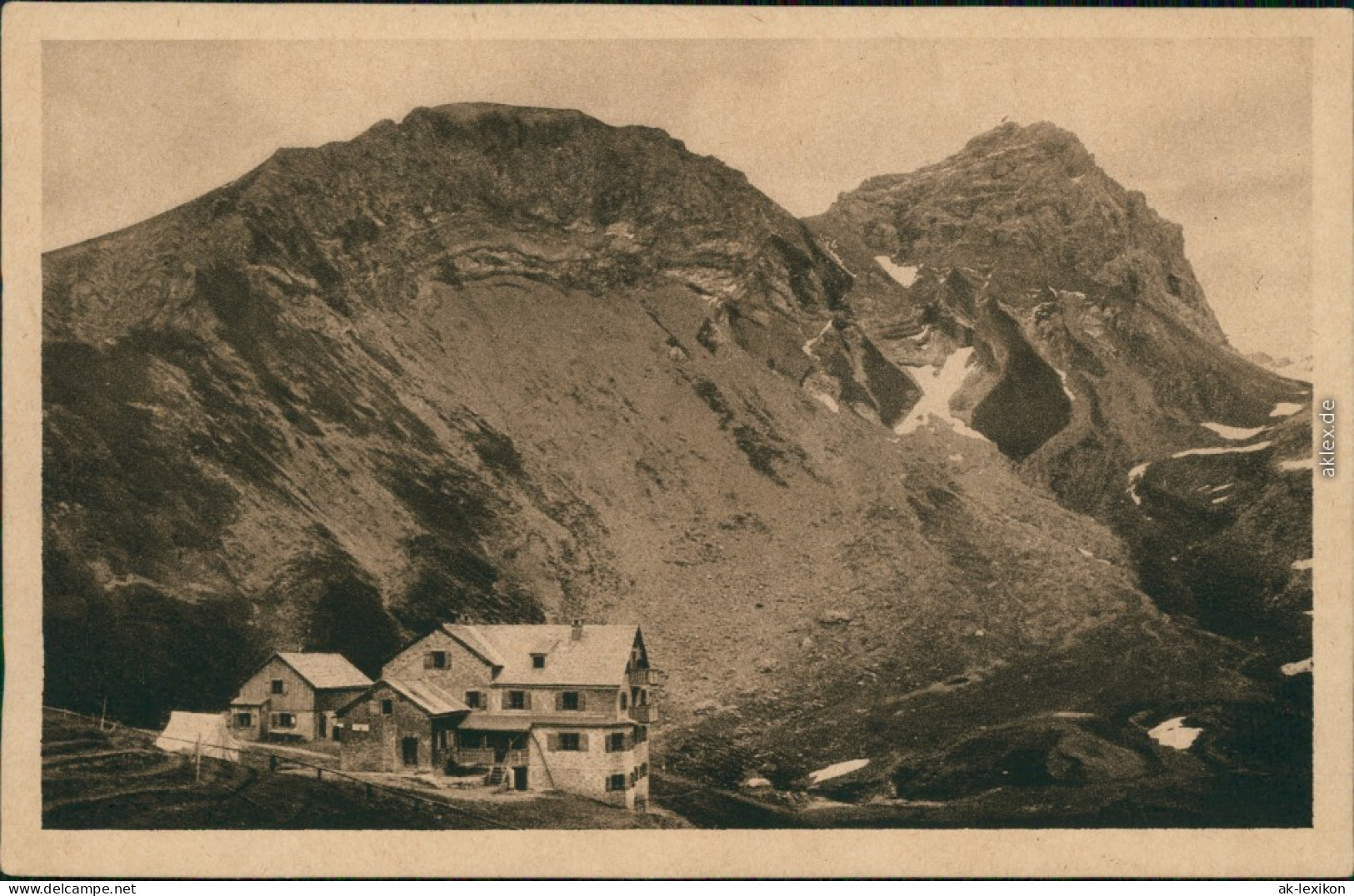 Ansichtskarte Oberstdorf (Allgäu) Rappenseehütte (2092 M) 1928 - Oberstdorf