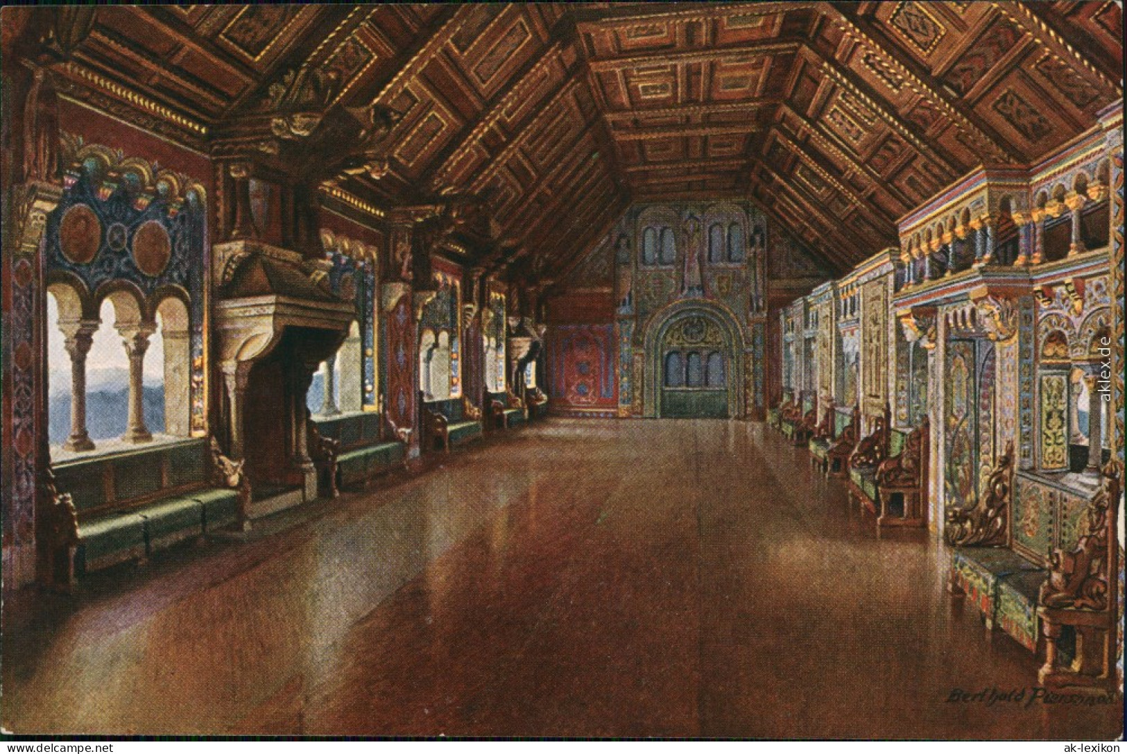 Ansichtskarte Eisenach Wartburg - Der Festsaal 1917 - Eisenach
