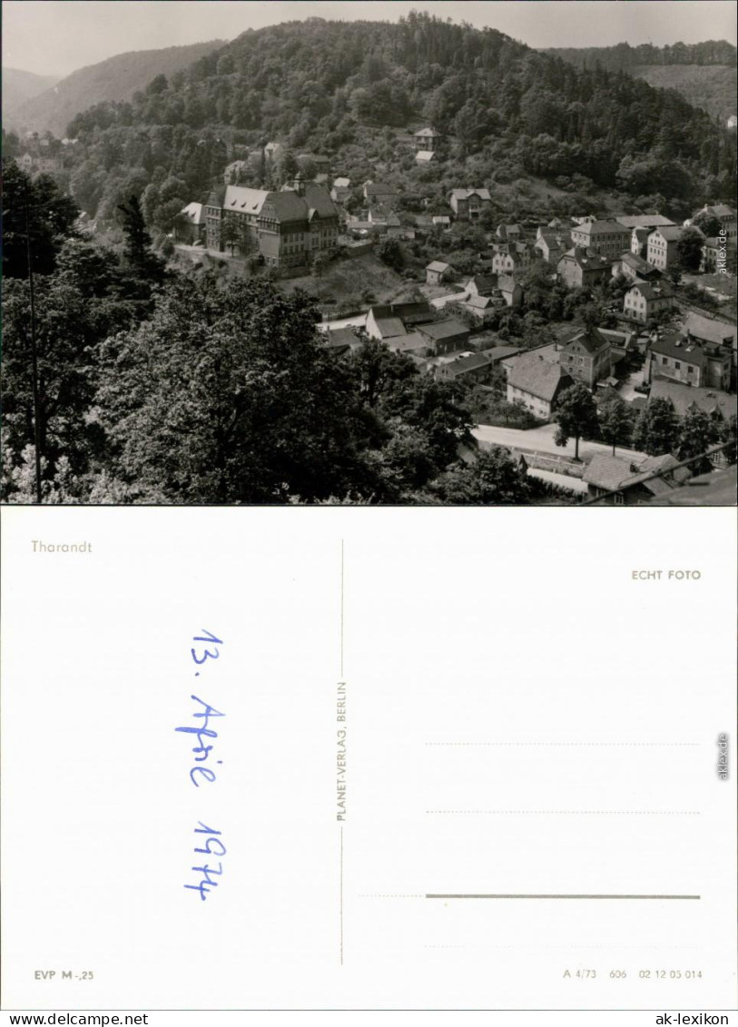 Ansichtskarte Tharandt Blick Auf Die Stadt 1973 - Tharandt