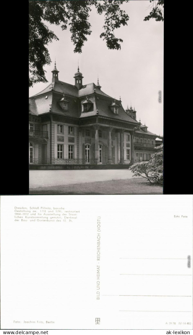 Ansichtskarte Pillnitz Schloss Pillnitz 1978 - Pillnitz