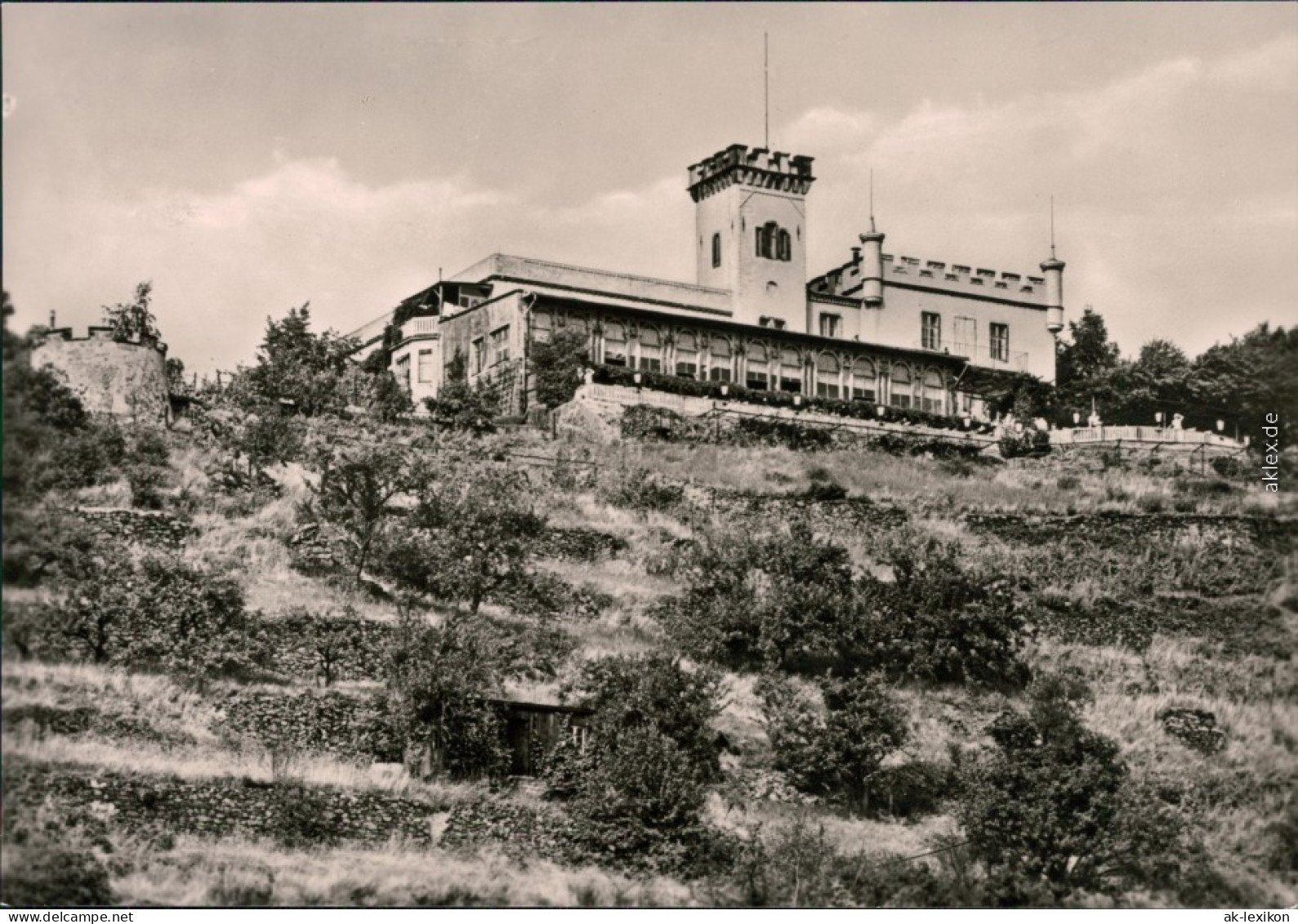 Ansichtskarte Niederlößnitz-Radebeul Berggaststätte Friedensburg 1972 - Radebeul