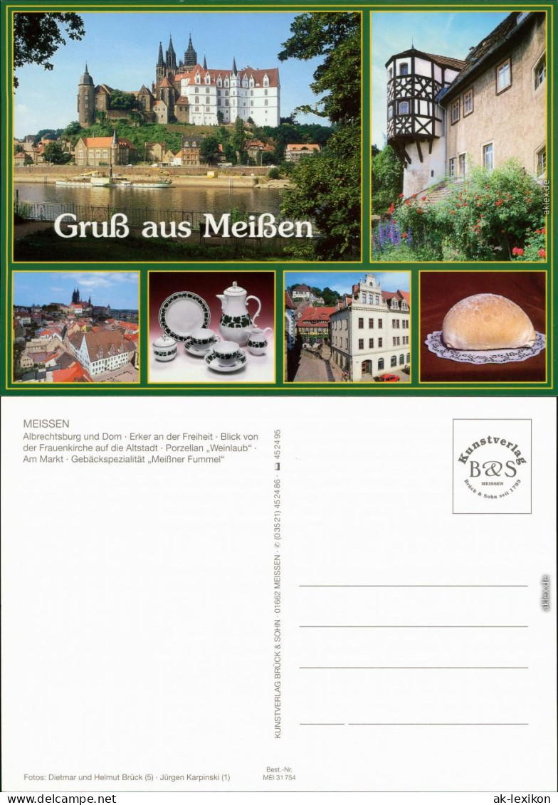 Ansichtskarte Meißen Albrechtsburg Und Dom, Erker, Altstadt, Markt 2000 - Meissen