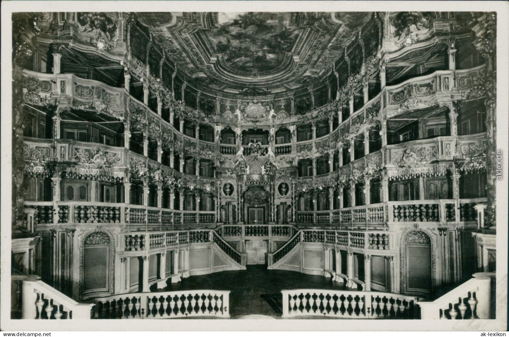 Ansichtskarte Bayreuth Opernhaus - Innenansicht 1934 - Bayreuth