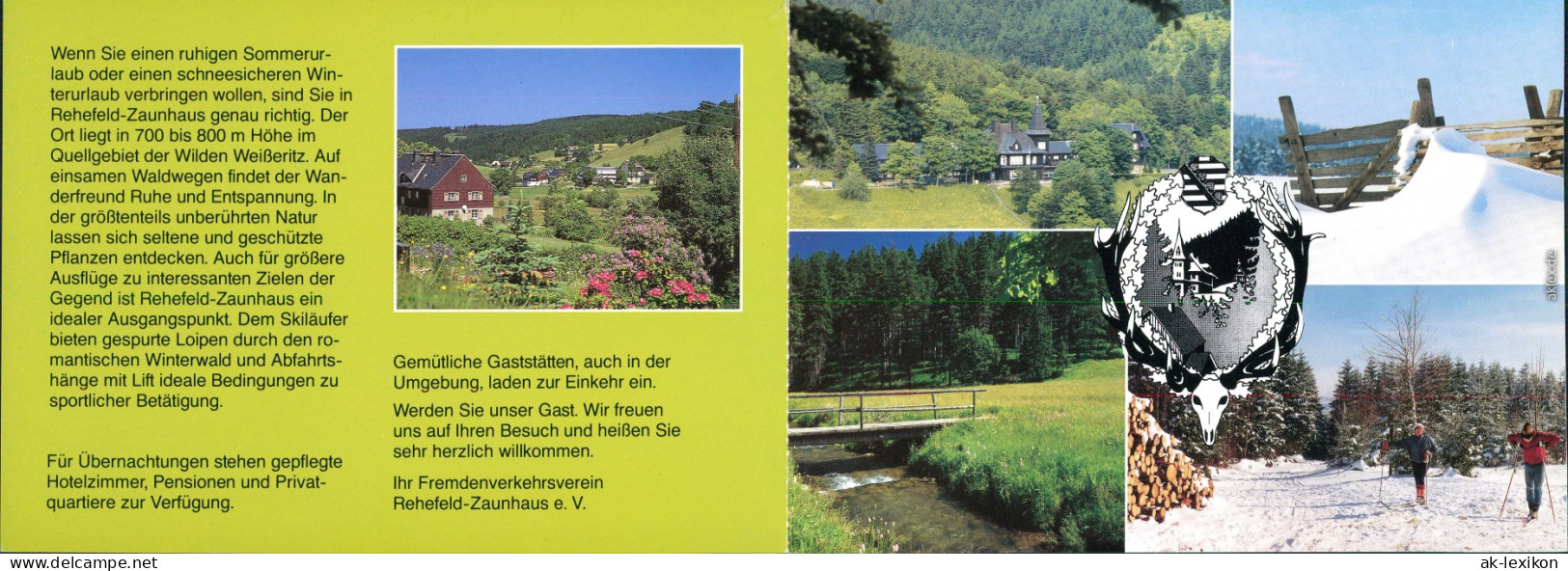 Rehefeld-Zaunhaus-Altenberg (Erzgebirge) Bachlauf, Wiesen, Sommer Winter 1995 - Altenberg