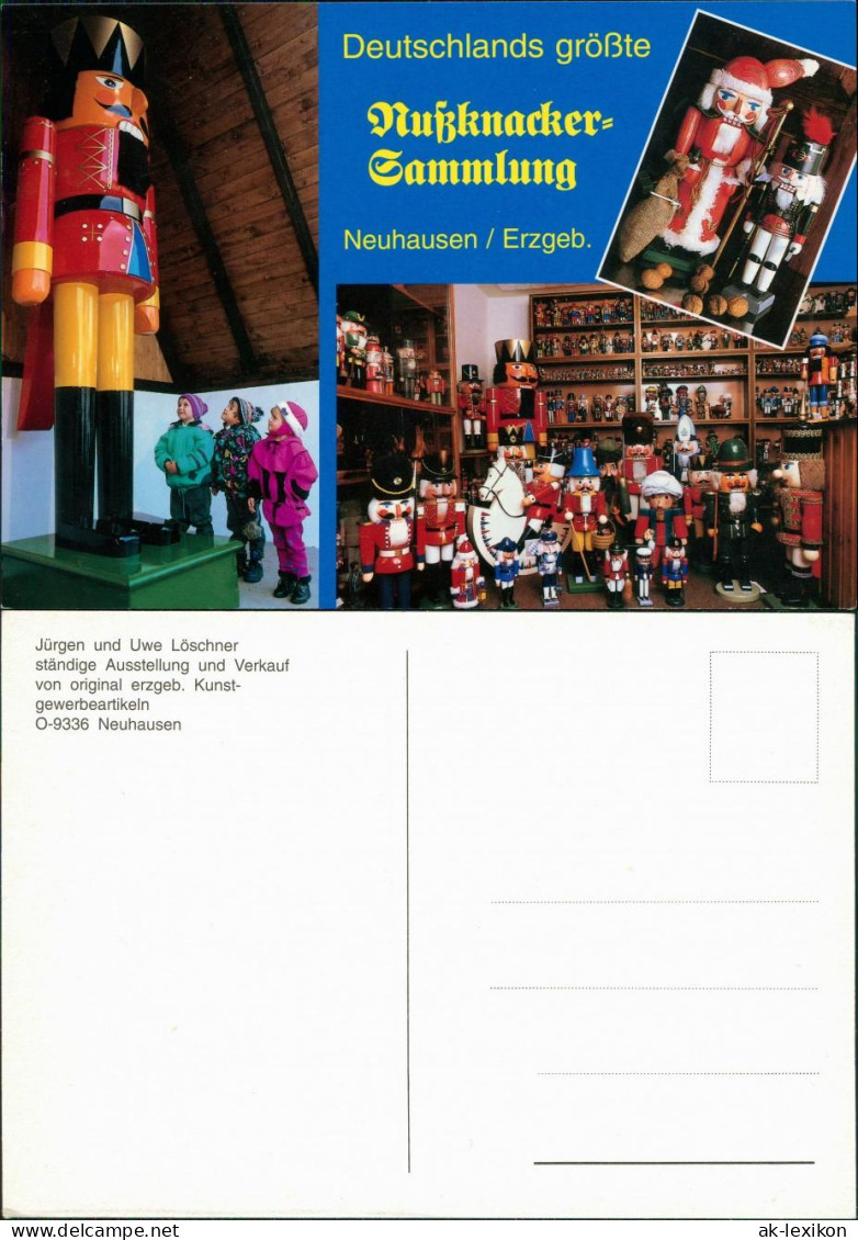 Ansichtskarte Neuhausen (Erzgebirge) Nußknacker-Sammlung 1995 - Neuhausen (Erzgeb.)