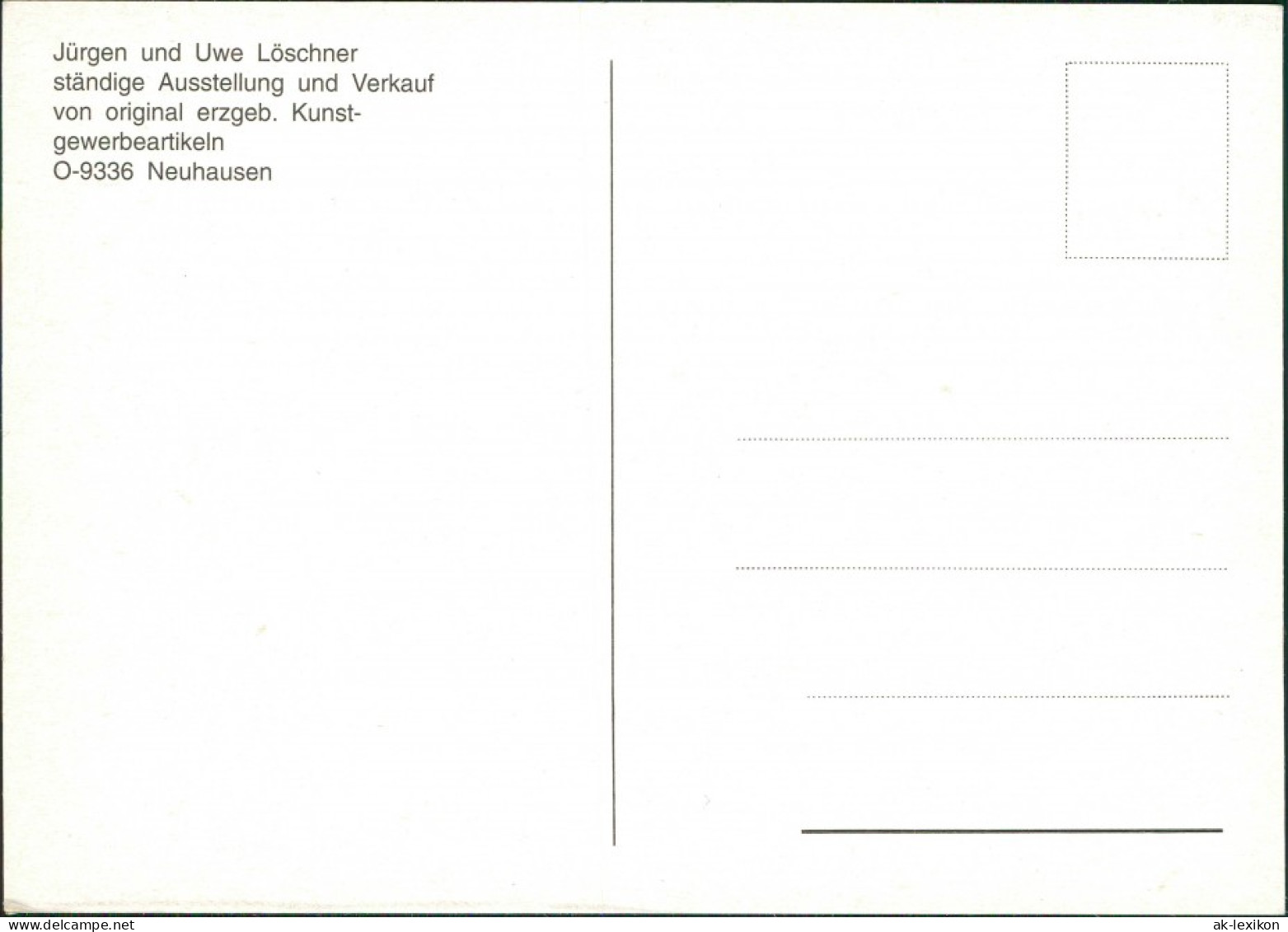 Ansichtskarte Neuhausen (Erzgebirge) Nußknacker-Sammlung 1995 - Neuhausen (Erzgeb.)