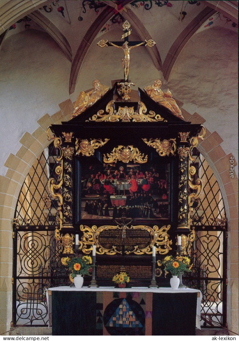 Ansichtskarte Freiberg (Sachsen) Dom St. Marien - Altar 2000 - Freiberg (Sachsen)