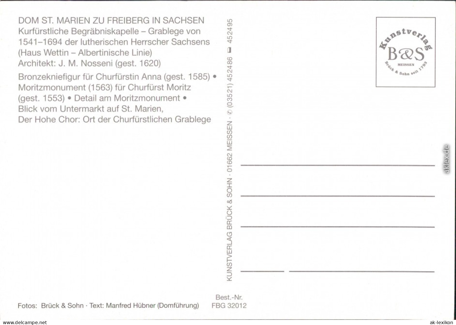 Freiberg (Sachsen) Dom St. Marien - Begräbniskapelle,  Der Hohe Chor 2000 - Freiberg (Sachsen)