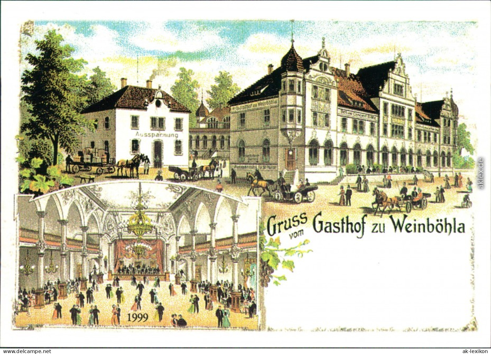Ansichtskarte Weinböhla Gasthof Zu Weinböhla 1995 - Weinböhla
