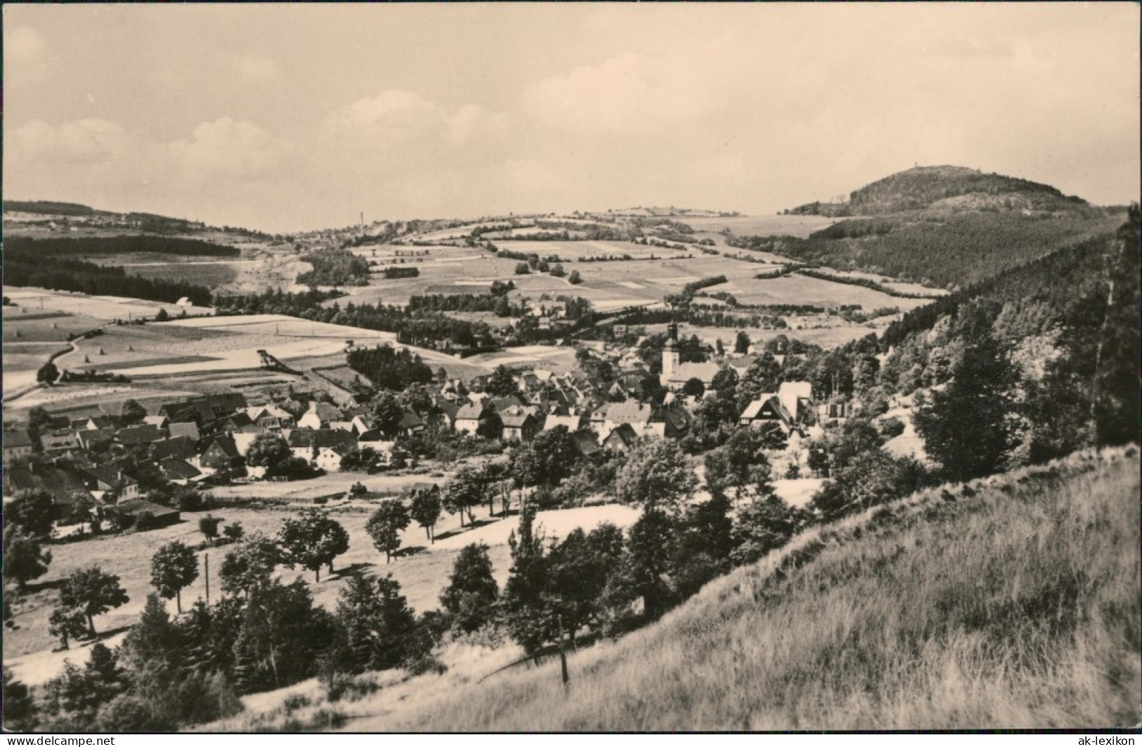 Ansichtskarte Geising-Altenberg (Erzgebirge) Blick Auf Den Ort 1960 - Geising