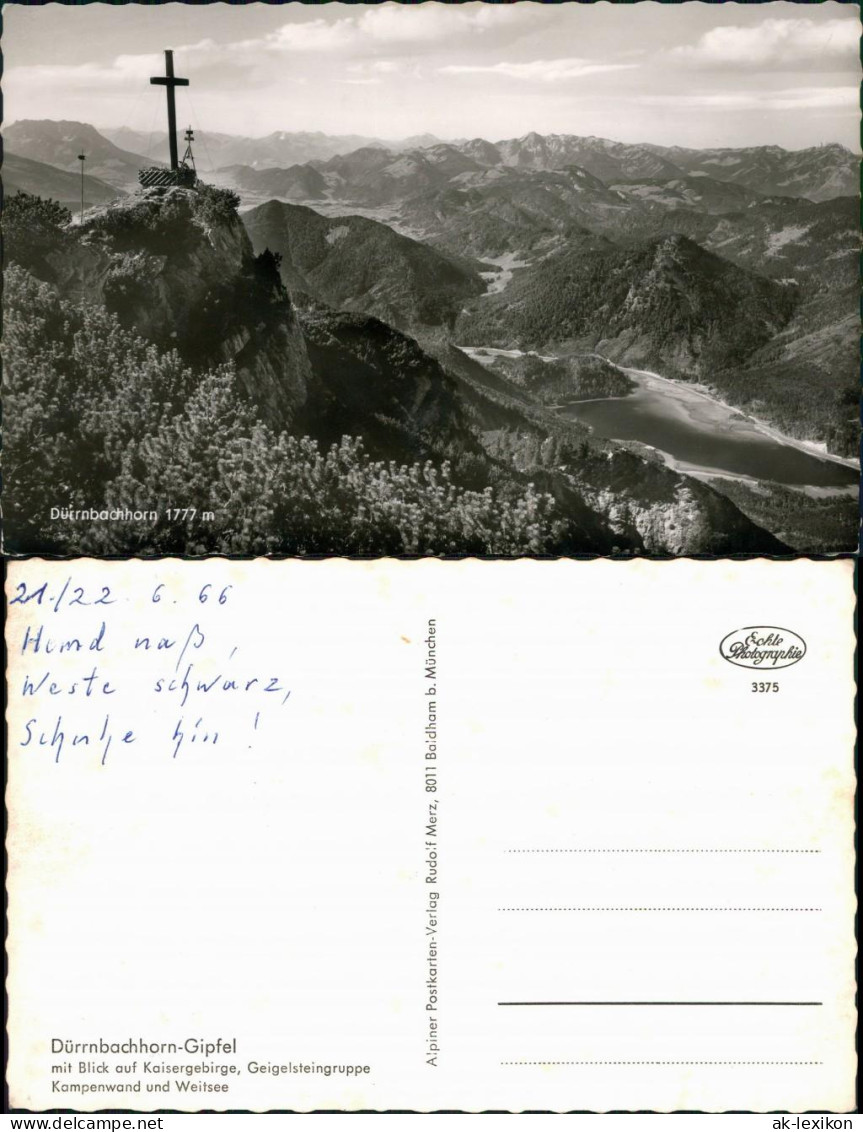 Ansichtskarte  Chiemgauer Alpen - Dürrnbachhorn-Gipfel 1966 - Unclassified