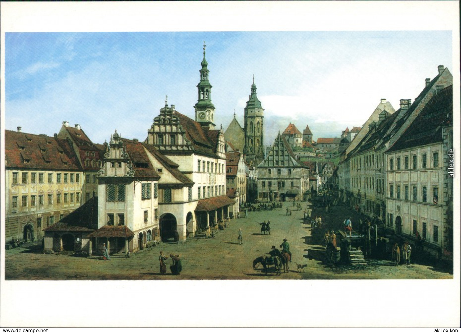 Dresden Staatliche Kunstsammlungen  Gemäldegalerie Alte Meister Marktplatz 1995 - Pirna