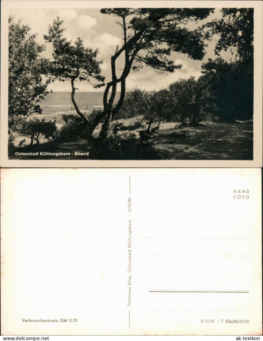 Ansichtskarte Kühlungsborn Strand 1956 - Kuehlungsborn