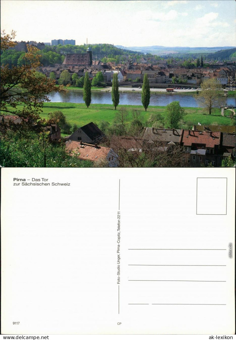 Ansichtskarte Pirna Blick Auf Die Stadt 1995 - Pirna