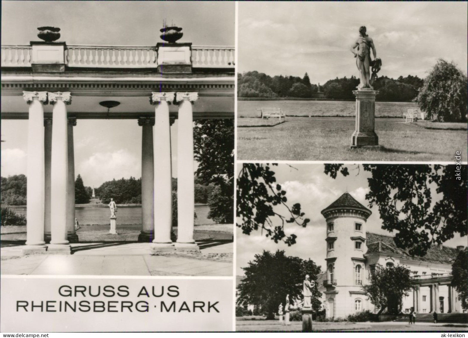 Ansichtskarte Rheinsberg Schloss Mit Schloßpark 1974 - Rheinsberg