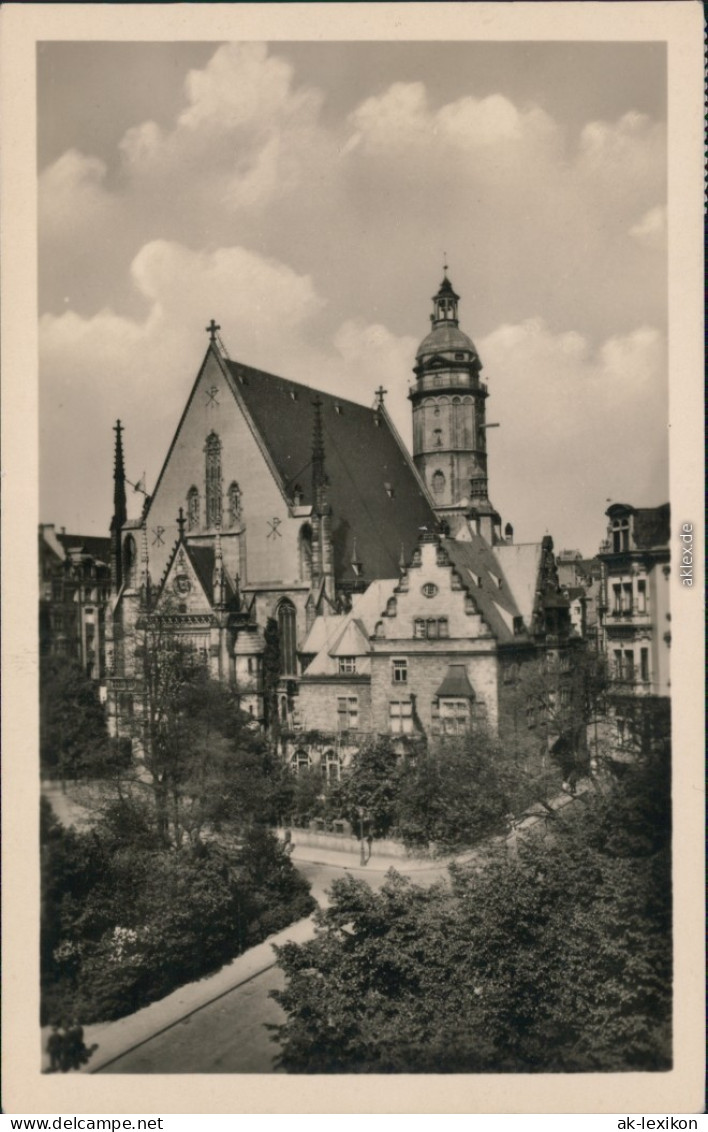 Ansichtskarte Leipzig Thomaskirche 1956  - Leipzig