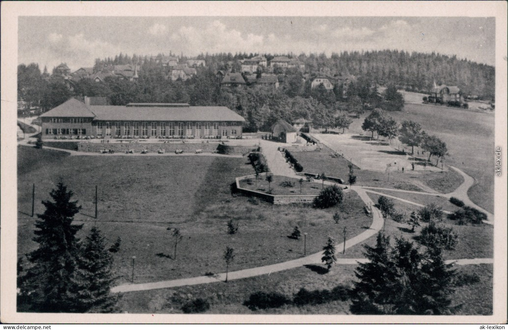 Ansichtskarte Oberhof (Thüringen) Wandelhalle 1940 - Oberhof
