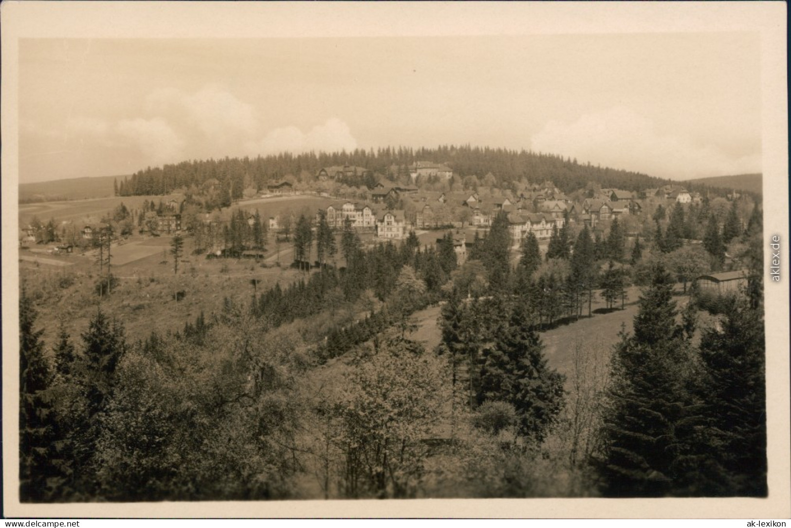 Ansichtskarte Oberhof (Thüringen) Panorama-Ansicht 1920 - Oberhof