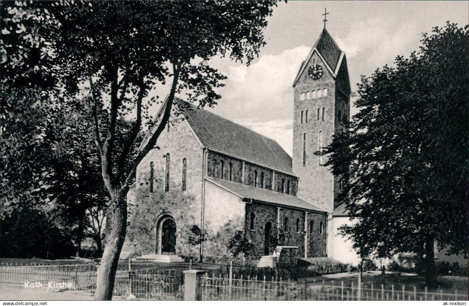 Ansichtskarte Bramsche Kath. Kirche 1959 - Bramsche